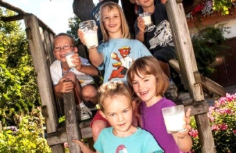 Milch schluerfen bei Maria am Arnoldgut in Radstadt